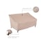 Modern Leisure Chalet Patio Loveseat Cover, 66 in. L x 4 in. W x 39 in. H, Beige 2931 - alternate 9
